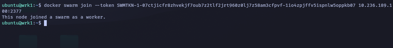 docker swarm join